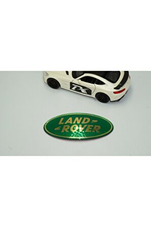 DK Land Rover Ön Panjur Ve Bagaj Yeşil Sarı Logo Amblem 85mm