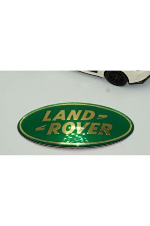 DK Land Rover Ön Panjur Ve Bagaj Yeşil Sarı Logo Amblem 85mm