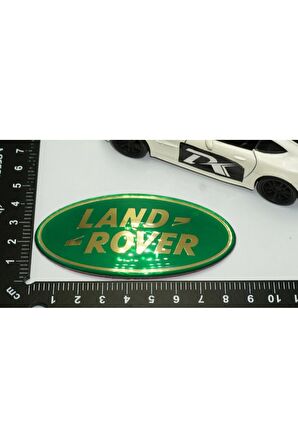 DK Land Rover Ön Panjur Ve Bagaj Yeşil Sarı Logo Amblem 85mm