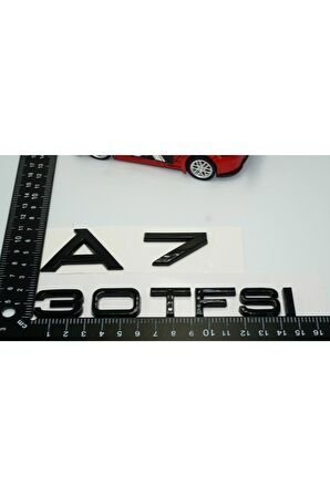 Audi A7 30 Tfsi Parlak Siyah Abs 3m 3d Bagaj Yazı Logo Orjinal Ürün