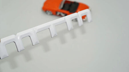 DK Tuning MTM Bagaj Beyaz ABS Logo Amblem Audi İle Uyumlu