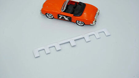 DK Tuning MTM Bagaj Beyaz ABS Logo Amblem Audi İle Uyumlu