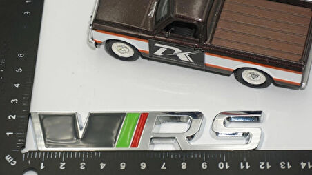 DK Tuning Skoda VRS Ön Panjur Gri Yeşil Krom Metal Logo Arma