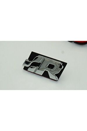 DK Volkswagen R SR R32 R36 GTi Racing Ön Panjur Gümüş Logo