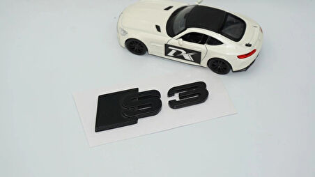 DK Tuning S3 Siyah 3M Bagaj Logo Audi İle Uyumlu