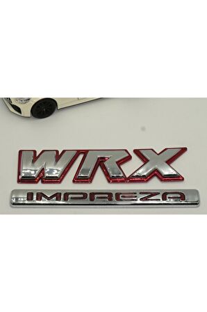 Subaru Impreza Vrx  Uyumlu Bagaj Abs 3m 3d Logo Seti