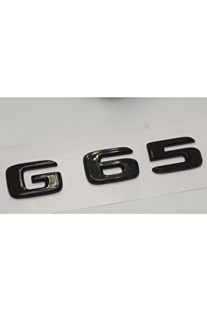 G65 Bagaj Parlak Siyah Abs 3m 3d Yazı Logo