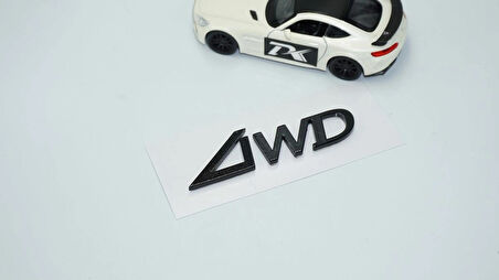 DK Tuning 4WD Bagaj 3M Siyah ABS Yazı Logo Hyundai İle Uyumlu