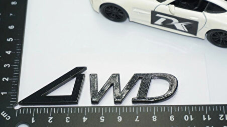 DK Tuning 4WD Bagaj 3M Siyah ABS Yazı Logo Hyundai İle Uyumlu