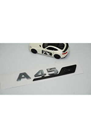 DK Benz A 45S Bagaj Siyah Krom ABS 3M 3D Yazı Logo