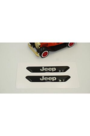 Jeep Logo Çamurluk Yanı Ve Ayna Metalize Damla Desen 3m Logo Arma