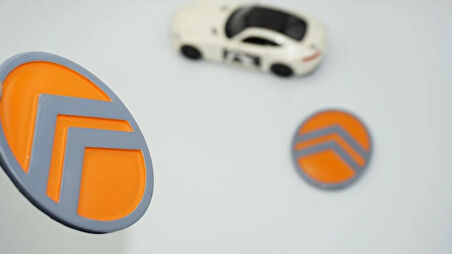 DK Tuning Citroen C3 C4 C5 C6 Turuncu Gri ABS Yan Kanatlar Logo Arma Seti