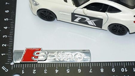 DK Tuning S Line Bagaj 3M 3D Krom Metal Logo Arma Audi İle Uyumlu