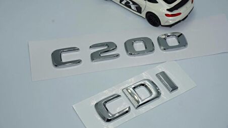 DK Tuning Benz C200 CDi Bagaj Krom ABS 3M 3D Yazı Logo