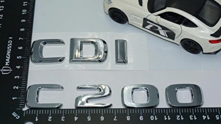 DK Tuning Benz C200 CDi Bagaj Krom ABS 3M 3D Yazı Logo