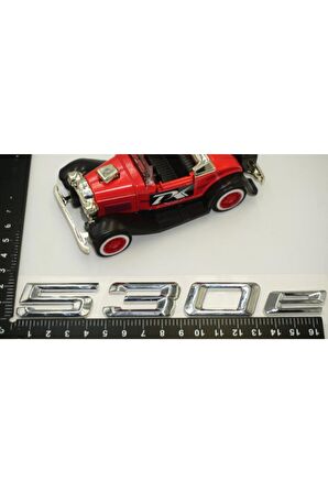 Bmw 530e Bagaj Krom Metal 3m 3d Yazı Logo