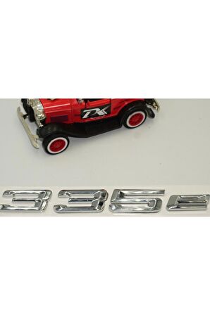 Bmw 335e Bagaj Krom Metal 3m 3d Yazı Logo