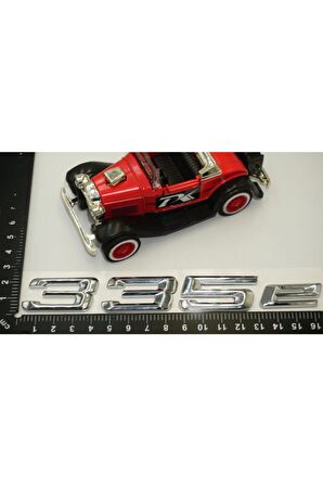 Bmw 335e Bagaj Krom Metal 3m 3d Yazı Logo