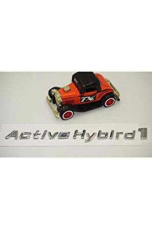 Dk Active Hybrid1 Bagaj Krom Metal 3m 3d Yazı Logo Bmw Ile Uyumlu