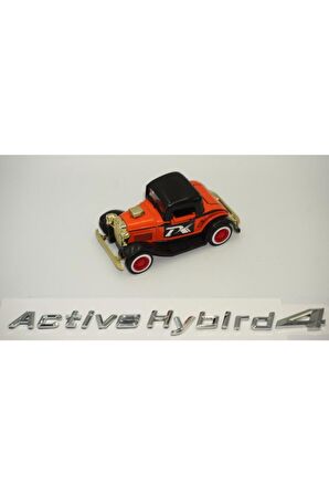 Dk Active Hybrid4 Bagaj Krom Metal 3m 3d Yazı Logo Bmw Ile Uyumlu