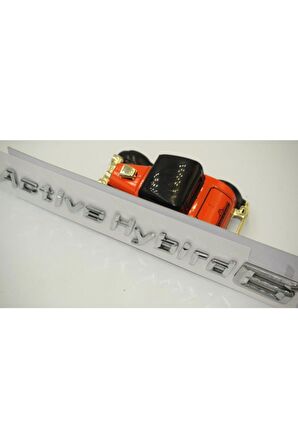 Dk Active Hybrid6 Bagaj Krom Metal 3m 3d Yazı Logo Bmw Ile Uyumlu