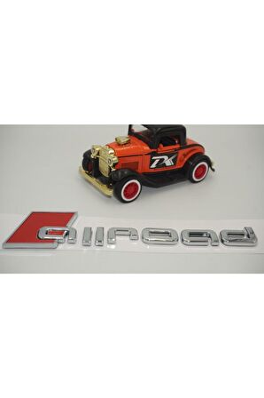 Audi A4 A6 S Allroad Vagon Bagaj Krom Abs 3m 3d Yazı Logo Orjinal Ürün