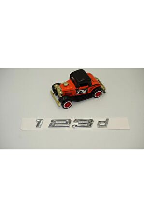 Bmw 123d Bagaj Krom Metal 3m 3d Yazı Logo