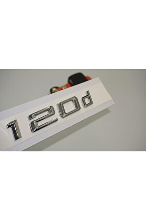 Bmw 120d Uyumlu Krom Metal 3m 3d Bagaj Logo Yazı Orjinal Ürün