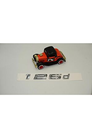 Bmw 125d Bagaj Krom Metal 3m 3d Yazı Logo
