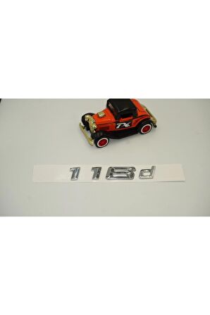 Bmw 116d Bagaj Krom Metal 3m 3d Yazı Logo