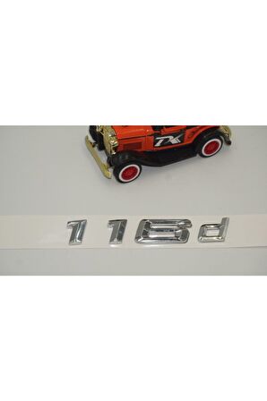 Bmw 116d Bagaj Krom Metal 3m 3d Yazı Logo