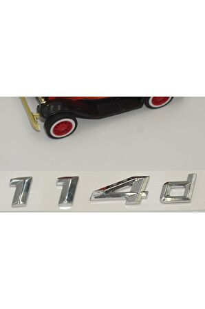 Bmw 114d Bagaj Krom Metal 3m 3d Yazı Logo