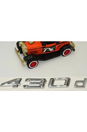 Bmw 430d Bagaj Krom Metal 3m 3d Yazı Logo