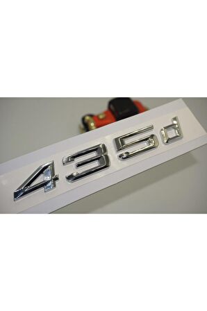 Bmw 435d Bagaj Krom Metal 3m 3d Yazı Logo