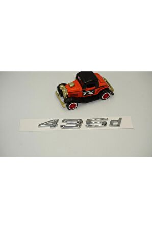 Bmw 435d Bagaj Krom Metal 3m 3d Yazı Logo