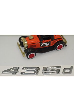 Bmw 435d Bagaj Krom Metal 3m 3d Yazı Logo