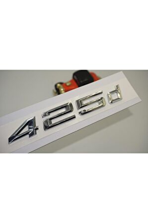 Dk 425d Bagaj Krom Metal 3m 3d Yazı Logo Bmw Ile Uyumlu