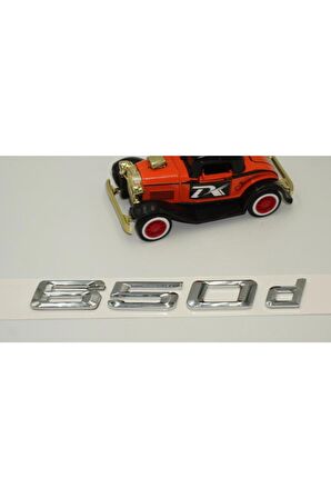 Bmw 650d Bagaj Krom Metal 3m 3d Yazı Logo