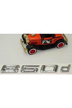 Bmw 650d Bagaj Krom Metal 3m 3d Yazı Logo