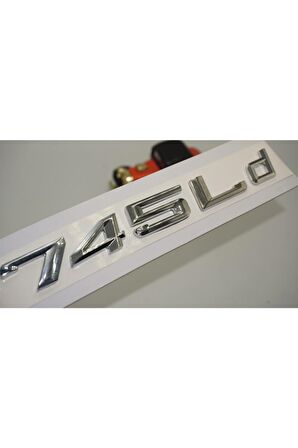 Bmw 745ld Bagaj Krom Metal 3m 3d Yazı Logo