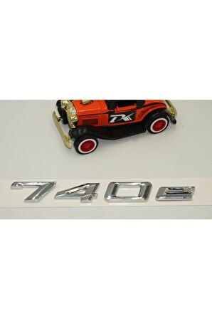 Bmw 740e Bagaj Krom Metal 3m 3d Yazı Logo