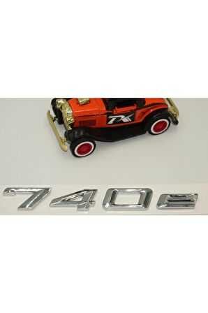 Bmw 740e Bagaj Krom Metal 3m 3d Yazı Logo