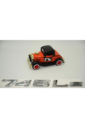 Bmw 745le Bagaj Krom Metal 3m 3d Yazı Logo