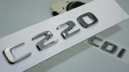 DK Tuning Benz C220 CDi Bagaj Krom ABS 3M 3D Yazı Logo