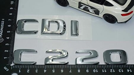 DK Tuning Benz C220 CDi Bagaj Krom ABS 3M 3D Yazı Logo