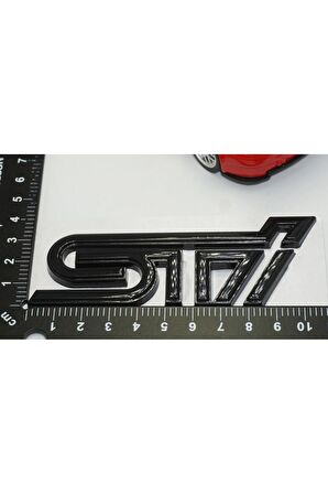 DK Subaru STi Siyah Metal 3M 3D Bagaj Yazı Logo Ürün