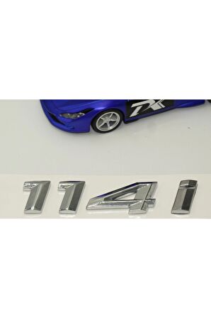 Bmw 114i Bagaj Krom Metal 3m 3d Yazı Logo