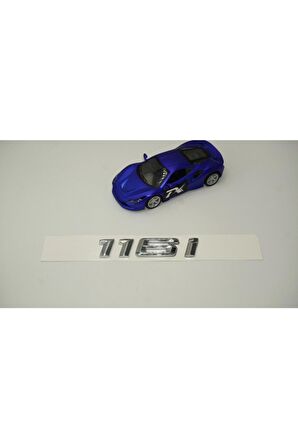 Bmw 116i Bagaj Krom Metal 3m 3d Yazı Logo
