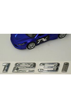 Bmw 123i Uyumlu Bagaj Krom Metal 3m 3d Yazı Logo