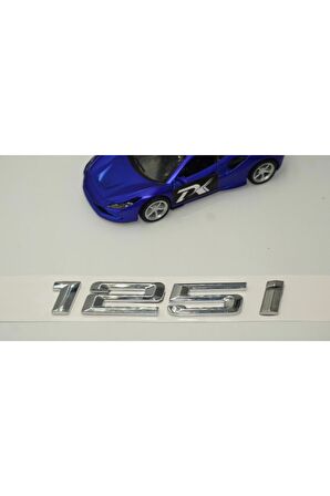 Bmw 125i Bagaj Krom Metal 3m 3d Yazı Logo